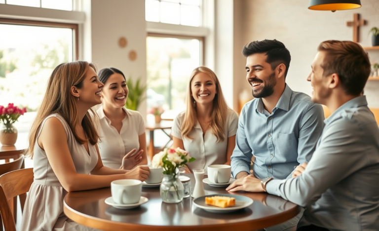 Image representing Christian singles connecting online for meaningful relationships.