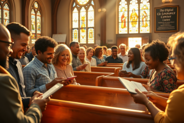 A collage of popular Christian sites including churches and online resources.