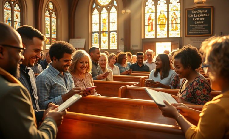 A collage of popular Christian sites including churches and online resources.