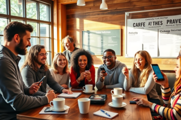 Connecting with Christian people for friendship and community support through faith-based activities.