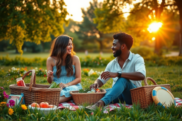 A couple enjoying a peaceful moment together, embodying the principles of Christian dating without complications.