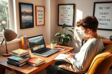 A collage of popular Christian websites for study and spiritual growth.