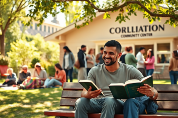 Featured image showcasing Christian singles meeting at various events and online platforms.