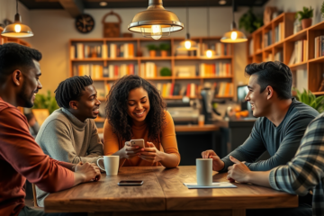 A collage of popular Christian dating apps showcasing connections and relationships.