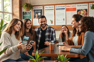 A group of diverse Christians connecting and engaging in safe dating alternatives.