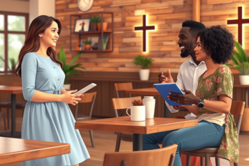 A couple holding hands in a peaceful outdoor setting, symbolizing love and faith in Christian relationships.