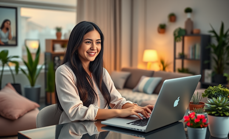 An inviting image of women engaging in online conversations, representing the charm of single Russian women available for chat.