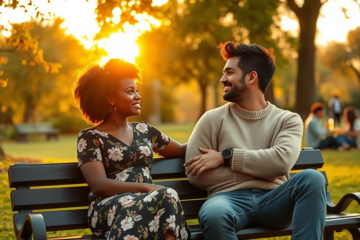A couple sharing their thoughts on safe Christian dating.