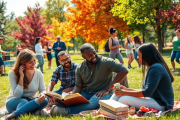 A group of Christian people engaging in community activities together.