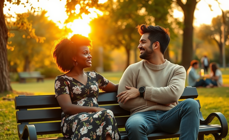 A couple sharing their thoughts on safe Christian dating.