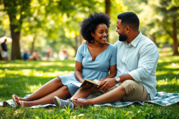 A couple praying together, symbolizing faith-based relationships.