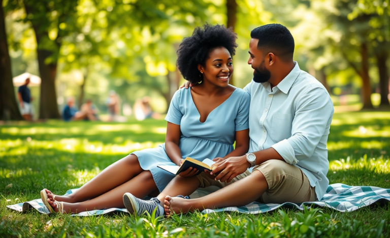 A couple praying together, symbolizing faith-based relationships.