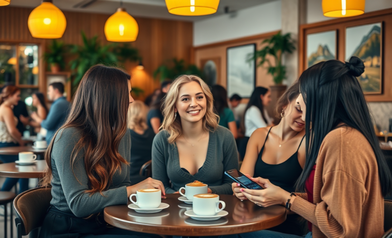 A beautiful single Russian woman smiling and engaging in conversation online.