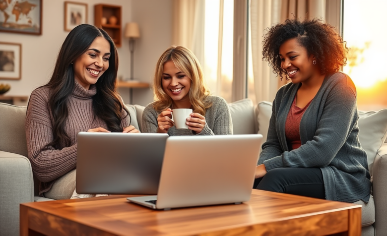 A group of single Russian women ready to chat online.