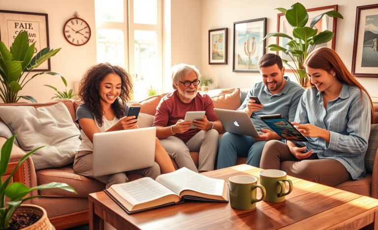 Image representing online platforms for connecting with Christians