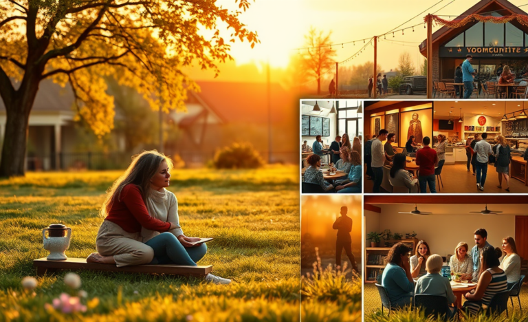 An overview of Christian sites that facilitate relationship building and community support.