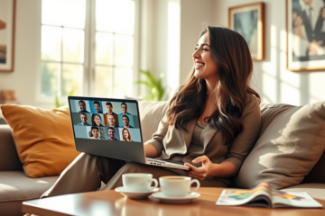 An engaging image representing connection with Russian single women through online platforms.